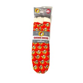 Buc-ee's Sherpa Gripper Socks (Santa Beaver)