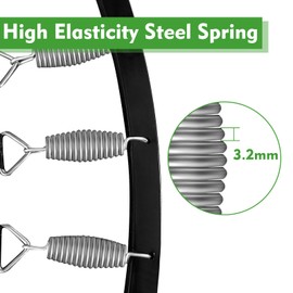 Rebounder Trampoline for Adults 450/550 LBS Foldable Mini Trampoline 40"/48" Fitness Rebounders Adjustable Foam Handle