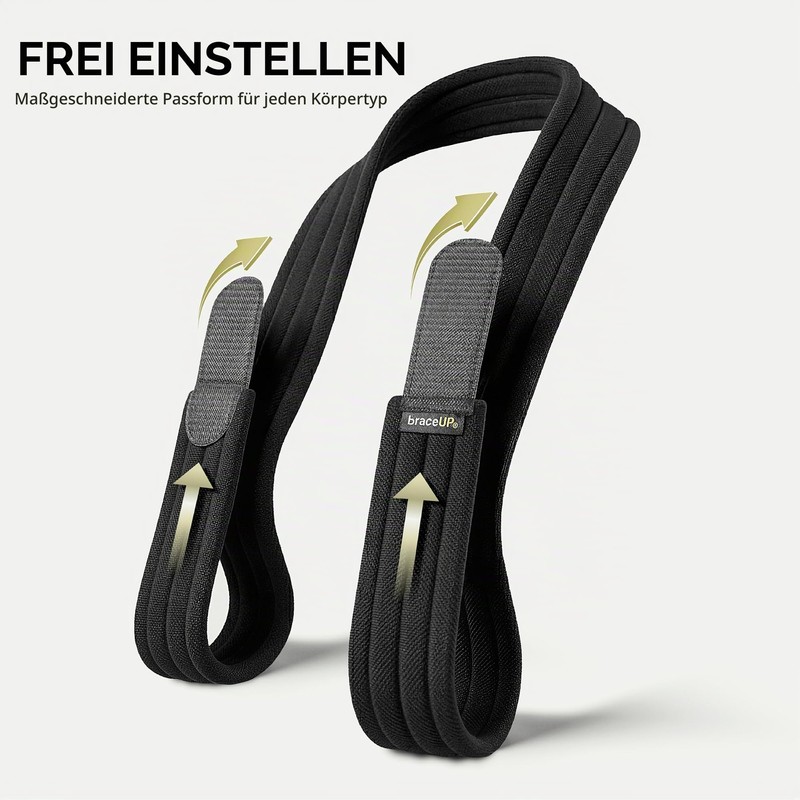 BraceUP Adjustable Arm Sling - Arm Holder with One Hand