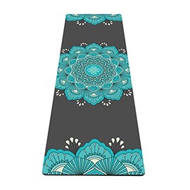 nuveti Yoga Mat Eco Friendly TPE Non Slip Fitness Exercise Mat with Carrying Bag,72"x24" Extra Thick 6MM Exercise & Workout Mat for Yoga, Pilates Fitnessand and Floor Exercises