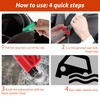 BOHUIZ 4 PCS Window Breaker Seatbelt Cutter, Seatbelt Cutter and