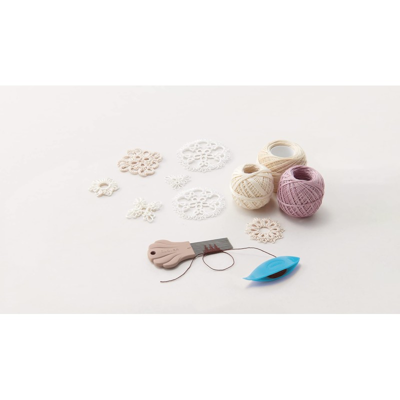 Clover Picot Comb Taupe 8115