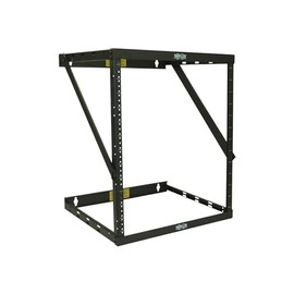Tripp Lite 12U Wall Mount 2-Post Open Frame Rack, Heavy Duty Network Equipment Rack, Switch Depth, 18" Deep (SRWO12UHD),Black