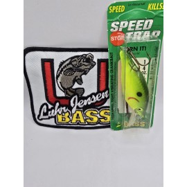 Luhr Jensen Pre-Rapala Luhr Jensen 1/4oz Speed Trap 🛑 Vintage NIB Thin Bill-Chartreuse Shad