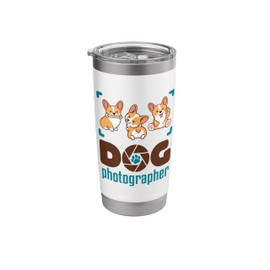 Dog Photographer Pet Photography Lover Stainless Steel Insulated Tumbler