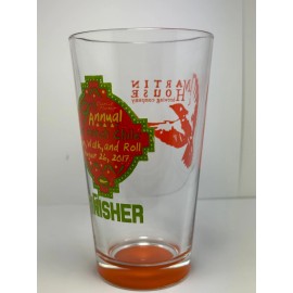 Martin House Brewing 9th Annual Hot Hatch Chile Finisher Craft Beer Pint Glass