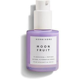 HERBIVORE Suero Facial Moon Fruit Con Alternativa Al Retinol Bakuchiol, Extrafuerte: 1% de Bakuchiol + Péptidos, Suaviza La Piel, Reduce Líneas de Expresión Y Arrugas, de Origen Vegetal, Vegano, Sin