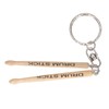 Mini Drum Sticks Keychain Wooden Decoration Accessory Percussion 2 Drumstick