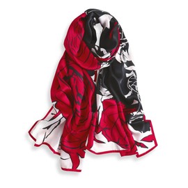 PoeticEHome 100% Mulberry Silk Long Scarf - Women's Large Oblong Shawl for Head, Neck, and Hair Wrap, with Gift Packaging