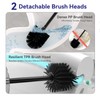 DOWRY Stainless Steel Toilet Bowl Brush and Holder for Bathroom