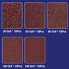 SPEEDWOX #36#60#80 120# 240# 50pcs Roll Lock Sanding Disc Roll