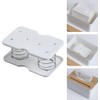 White Tissue Dispenser Tissue Box Spring Support-Spring Loaded Lifting Spring