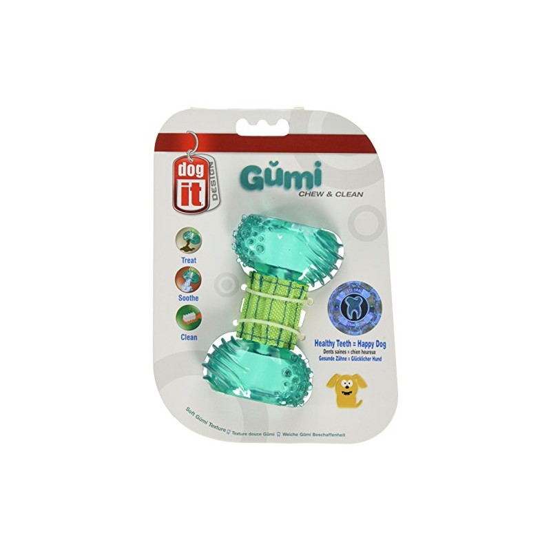 Dogit 72905 Hundespielzeug mit Zahnpflegeeffekt - Kauknochen Chew & Clean,