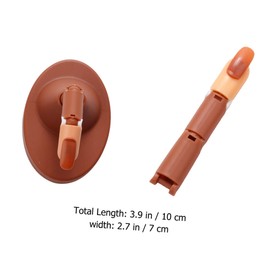 TOVINANNA Nail Art Training Fake Nail Kit Joint Finger Model for Manicure Practice Non Slip Base Ergonomic Design for Beginners Enthusiasts