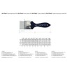 Da Vinci 5025 Series Mottler Brush, Synthetic Fiber, Blue, 16.5