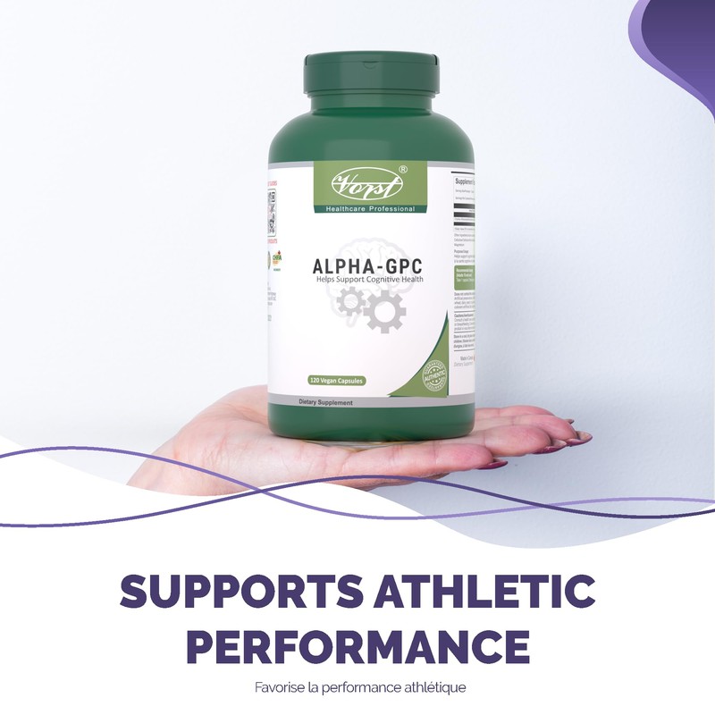 VORST Alpha GPC 600mg 120 Vegan Capsules | Bioavailable Choline