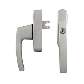 WindowParts WP Original Tilt and Turn Forked/Spaded Aluminium Universal Window Handle (Silver)