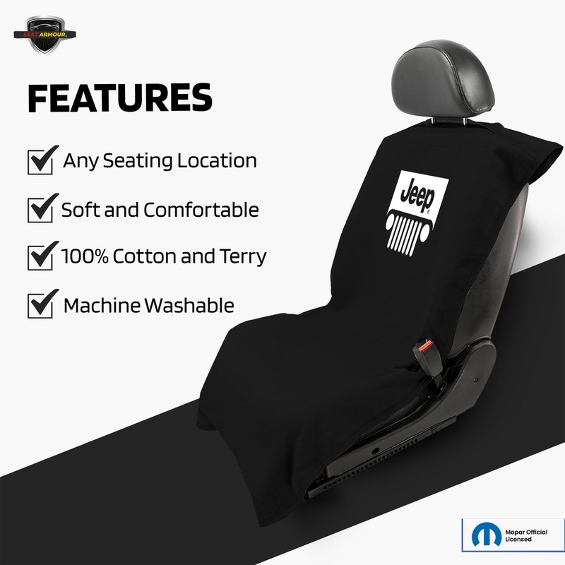 Seat Armour Seat Protector Towel Jeep with Grille - Soft