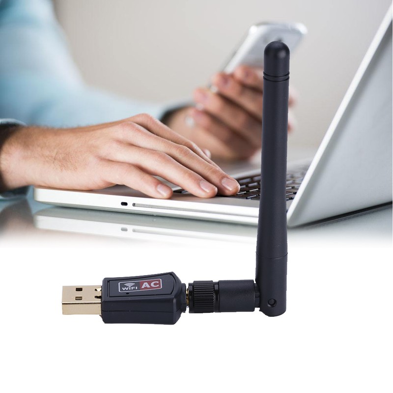 600M External Dual band 2.4G/5G Antenna WiFi USB Adapter Receiver