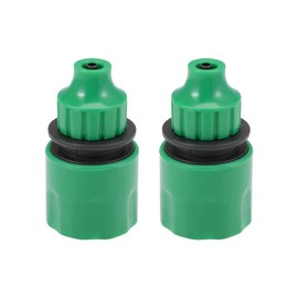 sourcing map Quick Connector Hose Pipe Adapter Fitting 4mm Inner Diameter Hose Tubing for Garden Irrigation System 2pcs