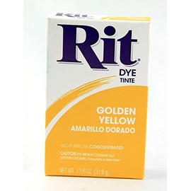 Concentrated Powder Fabric Dye - Golden Yellow