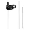 QWORK Straw Lid Replacement Lid for Sports Water Bottle, Wide