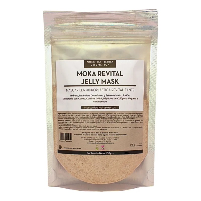 Mascarilla Hidroplastica Moka Revital Jelly Mask 100grs Tipo de piel
