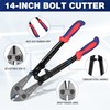 WORKPRO W017004A Bolt Cutter, Bi-Material Handle with Soft Rubber Grip,