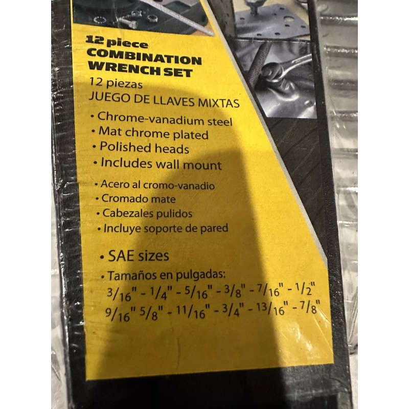 Work Zone 12-Piece Combination Wrench Set