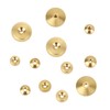 12pcs Brass Clock Hand Nut Assortment, Grandfather Clock Parts 5/6/10mm