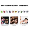 10 Color Professional Hair Trimmer/Clipper Guard Combs Guide Combs Coded