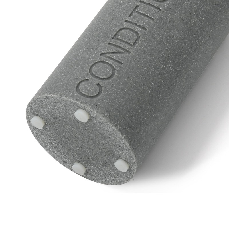 Indecor Home Resin Neutral Gray Sandstone Conditioner Engraved Bottle Refillable