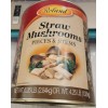 ROLAND STRAW MUSHROOMS 6.26LB/ 102oz EA #10 CAN PIECES &