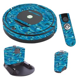 MightySkins Skin Compatible with iRobot Roomba 770 Robot Vacuum - Dolphin Gang | Protective, Durable, and Unique Vinyl Decal wrap Cover | Easy to Apply, Remove, and Change Styles | Made in The USA