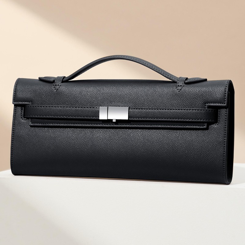 CHUNLI PU Leather Clutch Purses for Women, Trendy Ladies Top