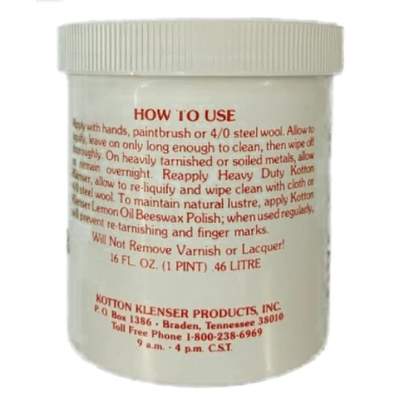 Heavy Duty Kotton Klenser Metal Cleaner 16 Oz.