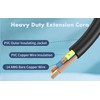 Appliance Power Extension Cord 1 Foot Short Flat 3 Plug