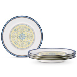 Noritake Menorca Palace 9" Accent Plates/Appetizer/Dessert Plates, Set of 4