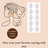 Transparent Earring Support Patches, Lightweight Adhesive Ear Lobe Stickers for
