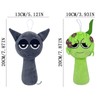SSKHE 2 pieces. These adorable green and grey plush dolls