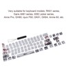 Keycaps PBT 5Sided Sublimation 71 Keys Keyboard Caps for Mechanical