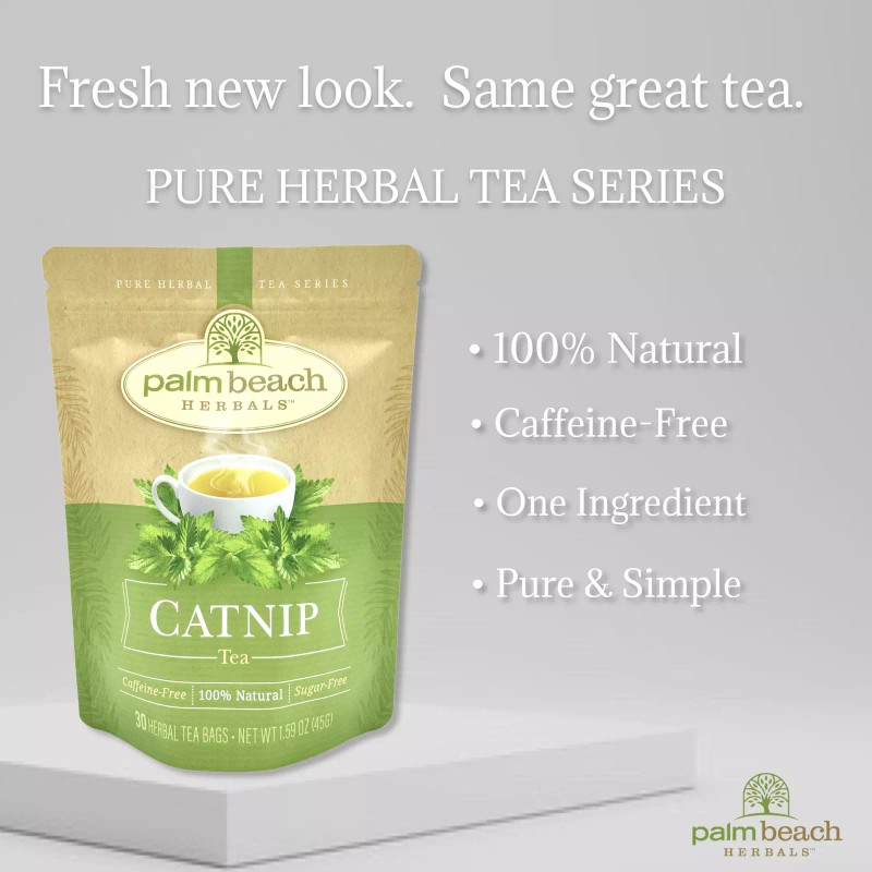 Undisclosed Catnip Tea by Palm Beach Herbals | 30ct, Caffeine-Free