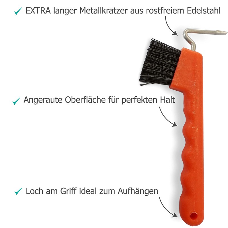 Hoof Pick for Horses Donkey Goat Hoof with Extra Stable