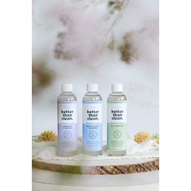 Better Than Clean 3-Pack Concentrate | Fragrance-Free, 100% Plant-Based Cleaners for Bath, Shower, Stone & All Purpose | Non-Toxic, No Residue, Safe for Sensitive Skin & Surfaces