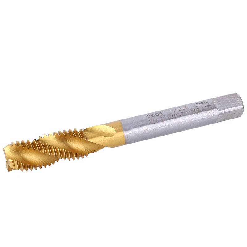 M10x1.5mm Spiral Fluted Tap High Speed Steel Thread Cutter Screw