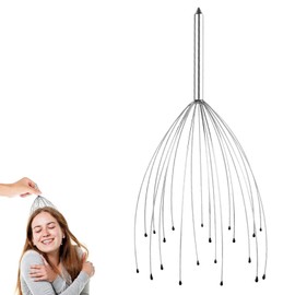 Premium Head Massage Spider 20 Fingers, Scalp Massager, Head Scratcher, Head Scratcher for Relaxing Head and Body
