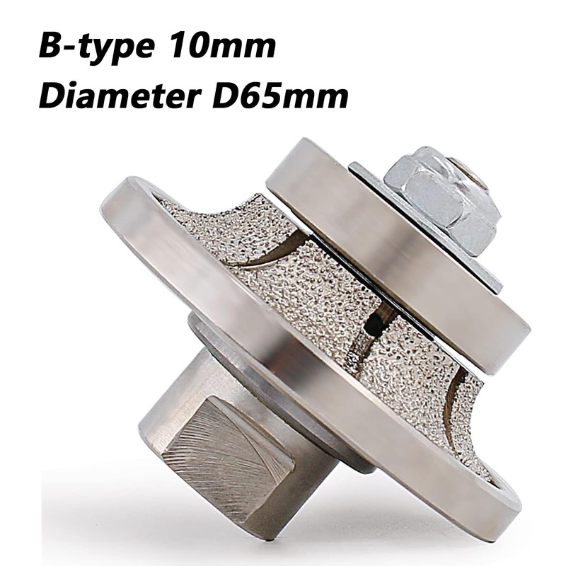 B10 3/8 Inch Grinding Roughing & Cutting Material, Half Bullnose