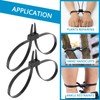 Armpow 10 pcs Handcuffs Cable Ties Double Locking Disposable Handcuffs