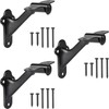 RealPlus Handrail Stair Brackets 3pcs Heavy Duty Hand Rail Bracket