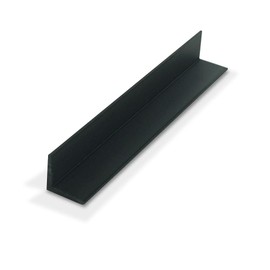 Outwater Plastics 1936-Bk Black 1 X 1 X 7/64 (.100) Inch Styrene Plastic Even Leg Angle Moulding 48 Inch Lengths (Pack of 3)